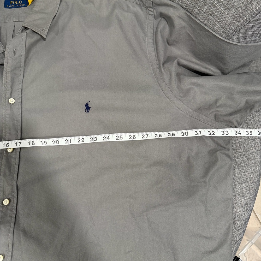 Ralph Lauren Gray Casual Button Down Shirt - Picture 6 of 9